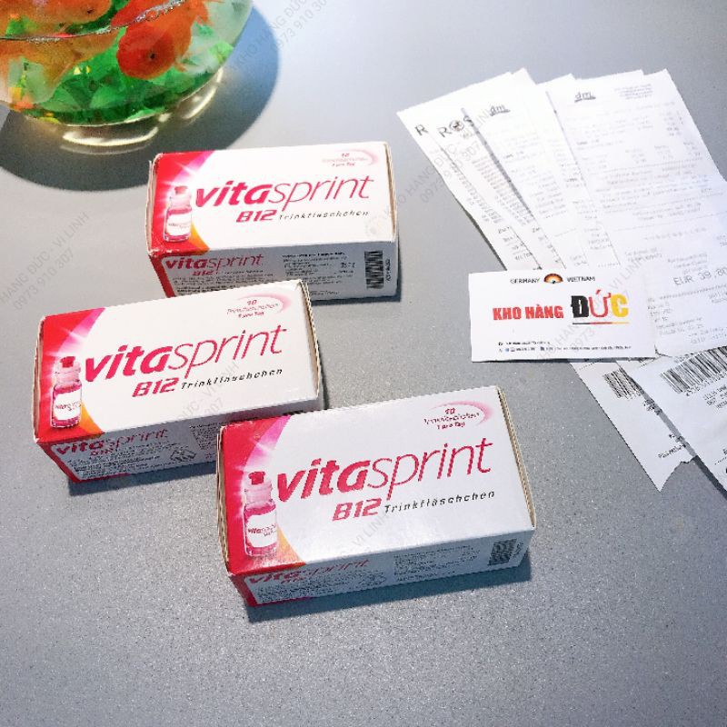 Date 26 hàng air Bill Đức ảnh sau- Nước uống Vitasprint B12 vitamin B12- Hàng Đức