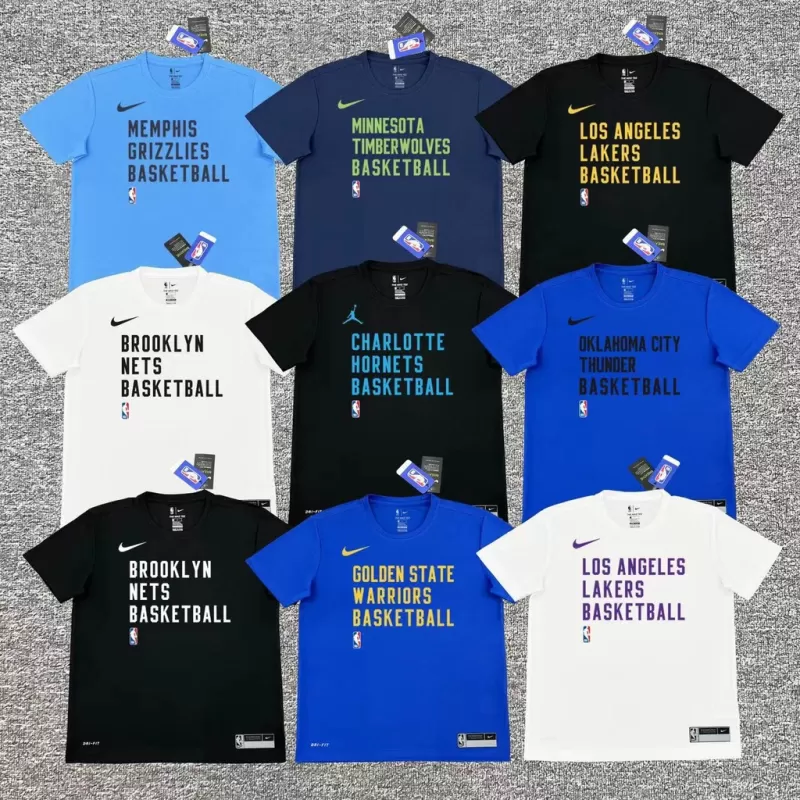 Áo Thun Thể Thao 2324nba Tay Ngắn Nhanh Khô Thời Trang