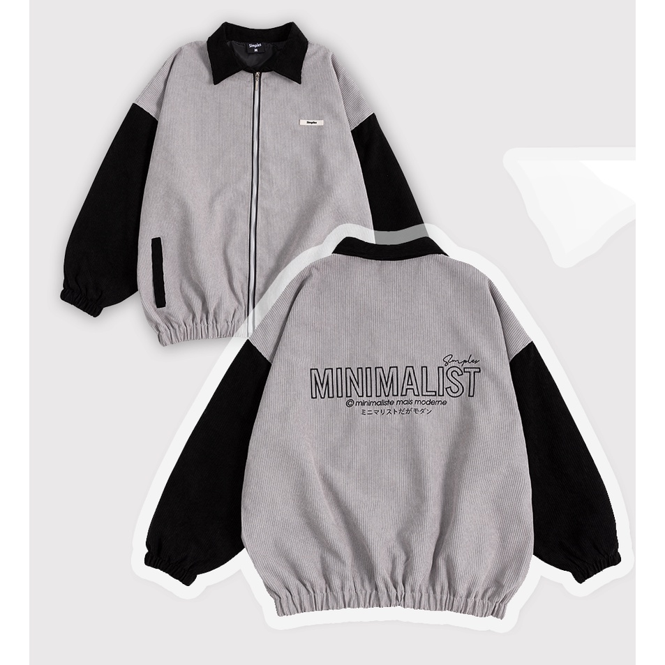 Áo khoác Bomber Jacket Simples Minimalist