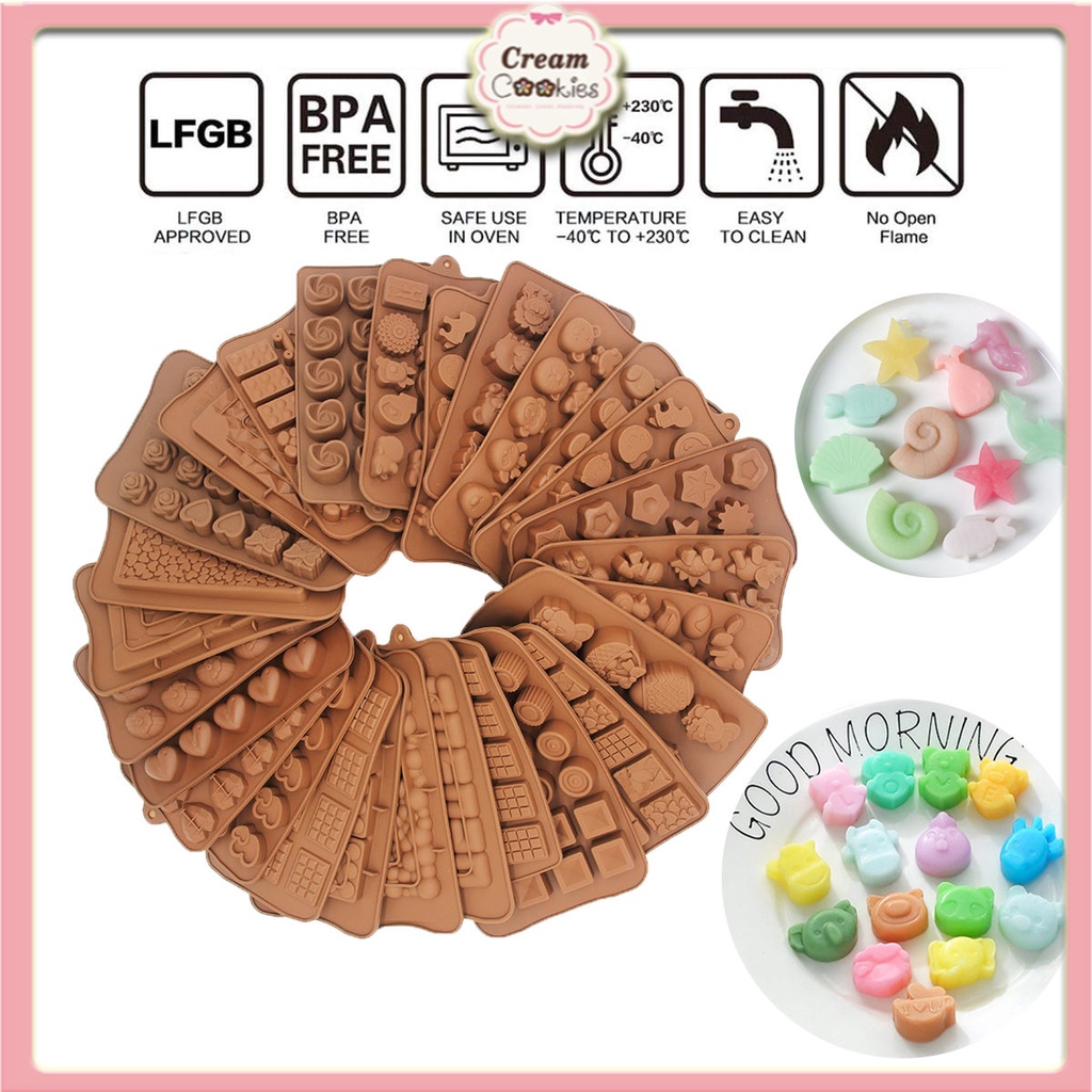 ✿✿✿Khuôn Silicon Làm Rau Câu ⚜️FREESHIP⚜️Khuôn Silicon Thạch, Socola,Pudding,Tàu Hũ, Kẹo Dẻo Nhiều Hình Cho Bé✿✿✿