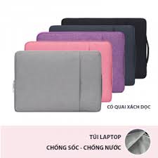 Túi chống sốc laptop size 13 inch, 14 inch, 15,6 inch bền đẹp, phù hợp macbook  đệm dày, vải xịn
