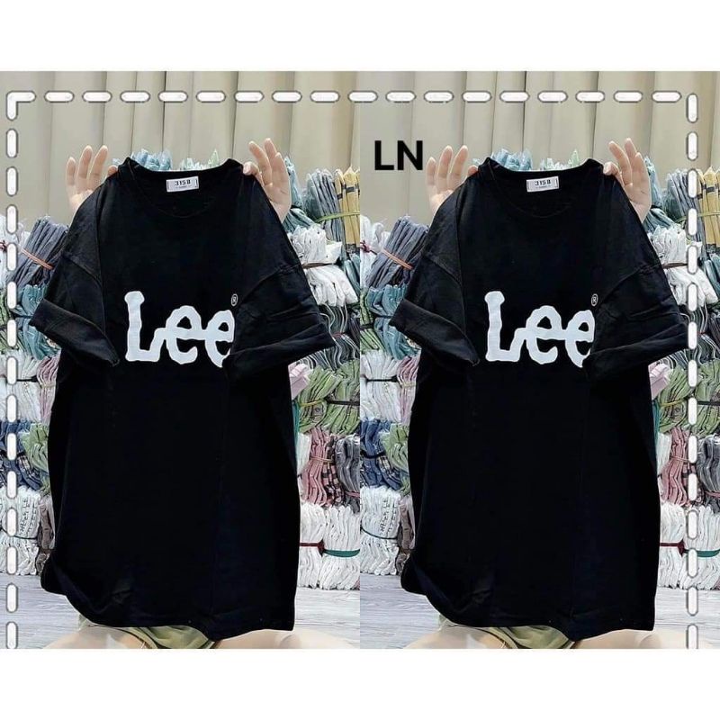 Áo Thun Phông Cotton 3158 Nam Nữ Form Rộng Unisex Chất Cotton Khô In Chữ Lee