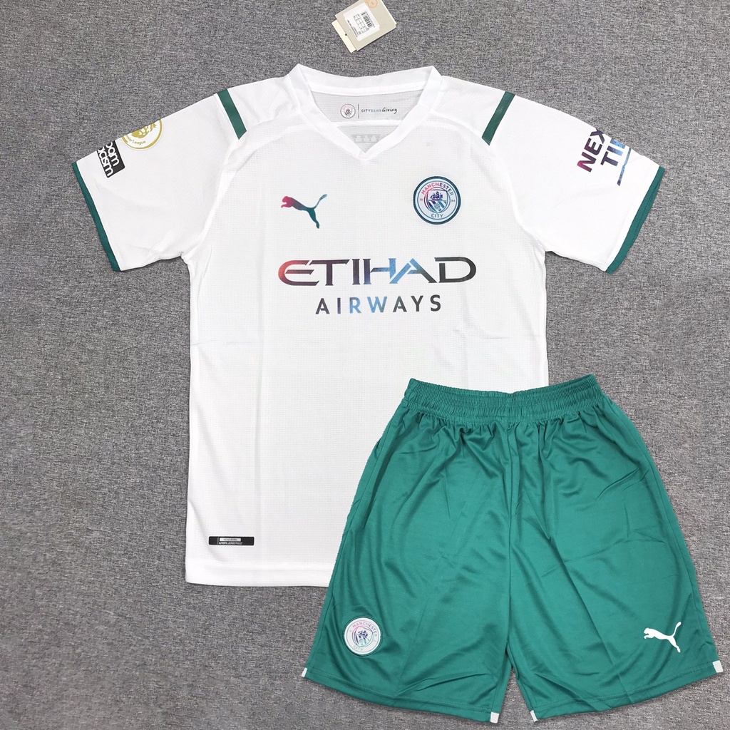 Áo Bóng Đá Câu Lạc Bộ Manchester City- Chất Polyeste -Mẫu số 3- 2022- Vải Thái