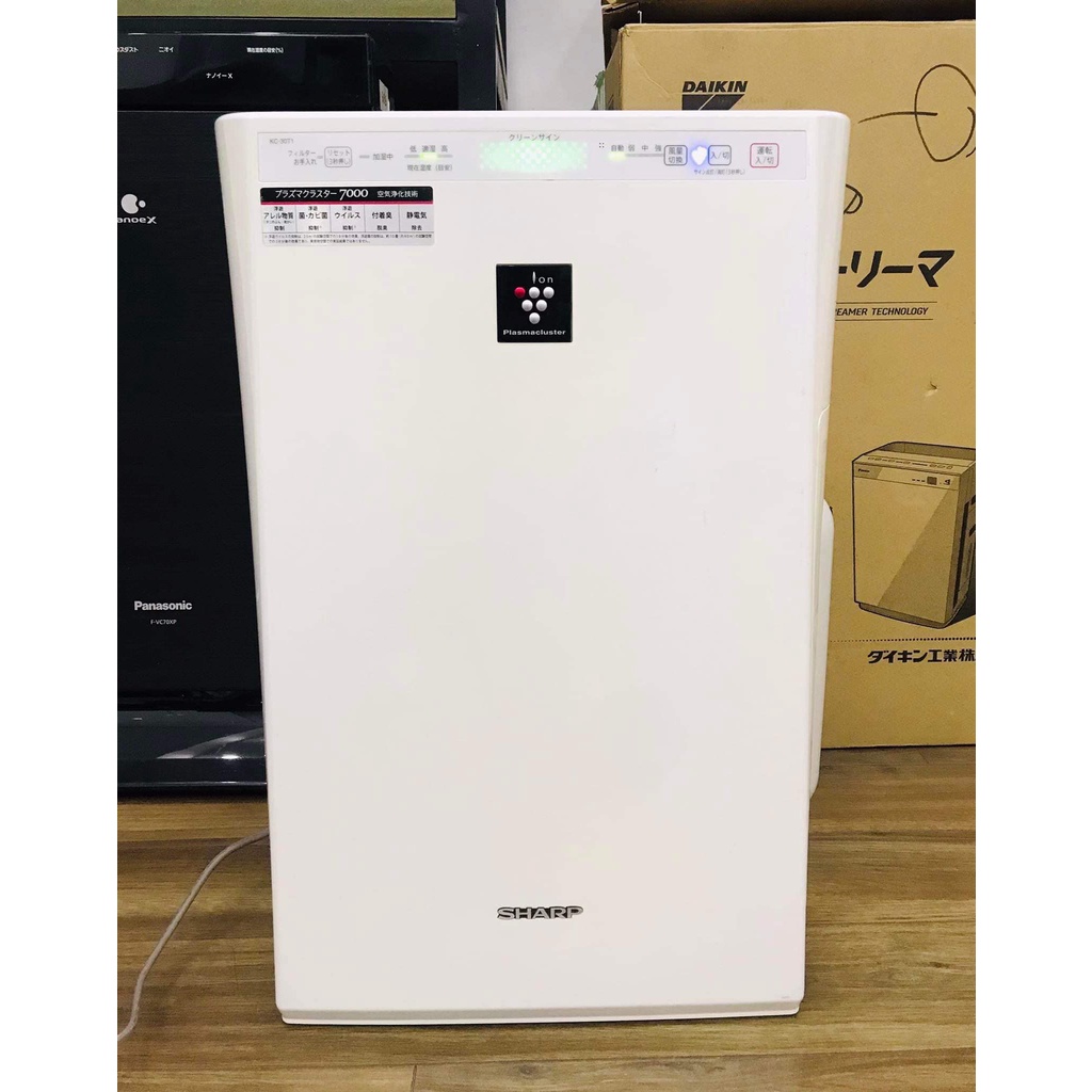 Máy lọc không khí nội địa nhật bãi tích hợp Bù Ẩm SHARP INVERTER KC-30 điện 220V bảo hành 2 năm