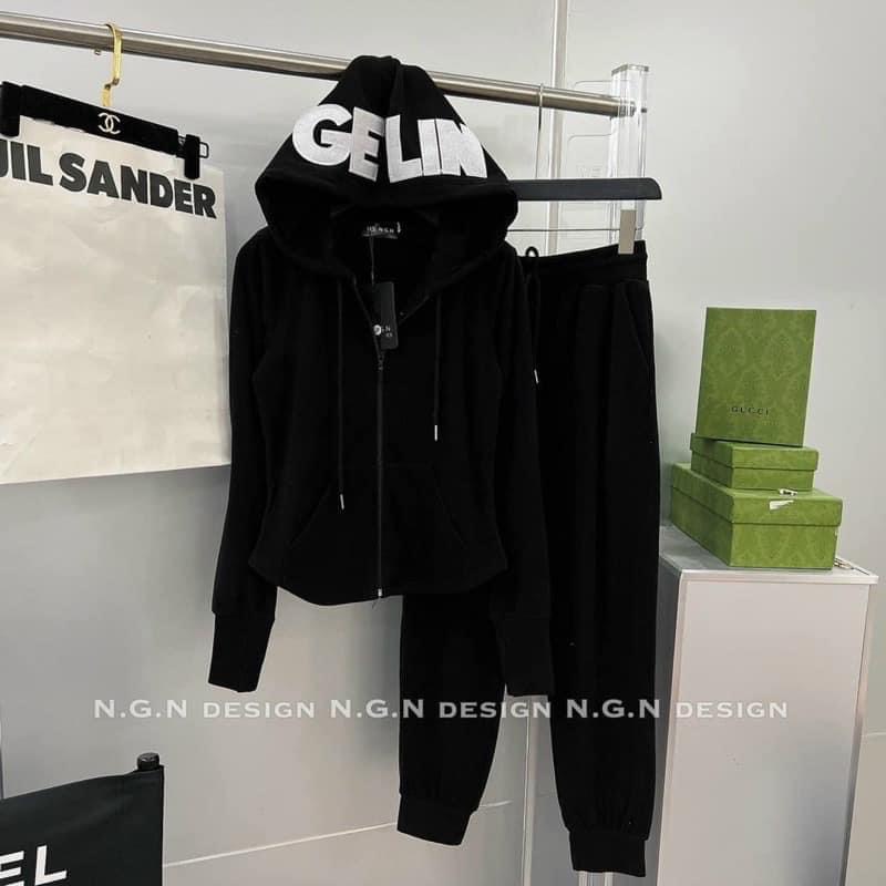 SET ÁO TAY DÀI GELIN KÈM QUẦN BO GẤU ĐEN BIGSIZE