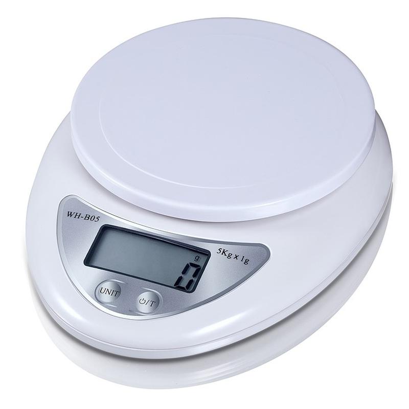 Cân tiểu ly điện tử nhà bếp mini định lượng 1g - 5kg làm bánh độ chính xác cao kèm 2 viên pin AAA
