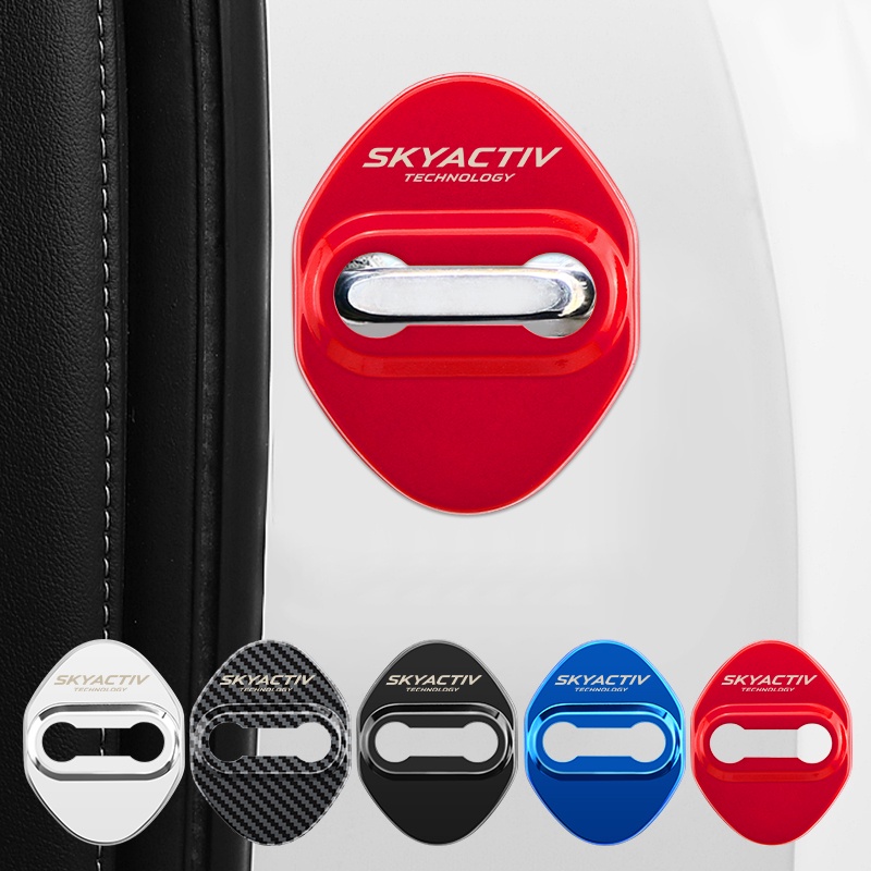 Bộ 4 Phụ Kiện Bảo Vệ Khóa Cửa Xe Hơi Mazda 2 3 6 DJ BM BP GJ CX3 CX-5 CX5 CX 5 CX7 CX9 MX5 2014-2020 SKYACTIV