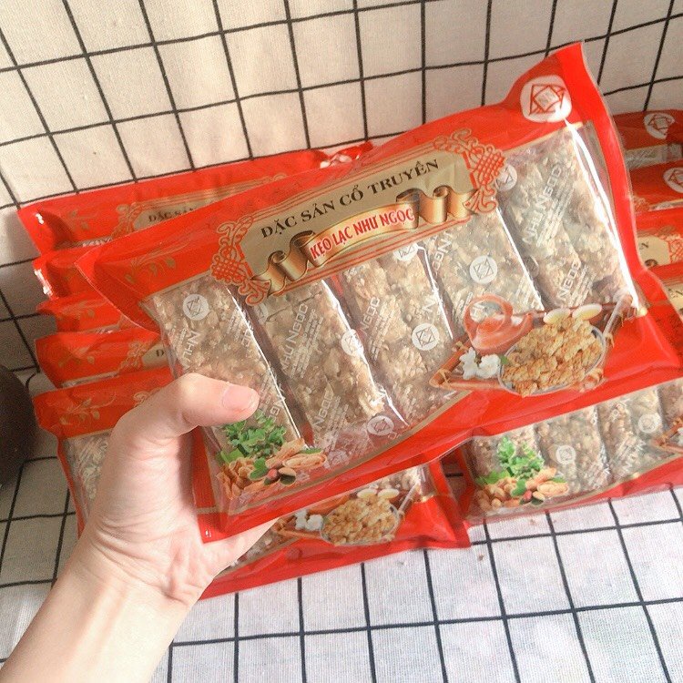KẸO LAC ????FREESHIP???? Combo 2 gói kẹo lạc  đặc sản cổ truyền giòn ngon chuẩn vị