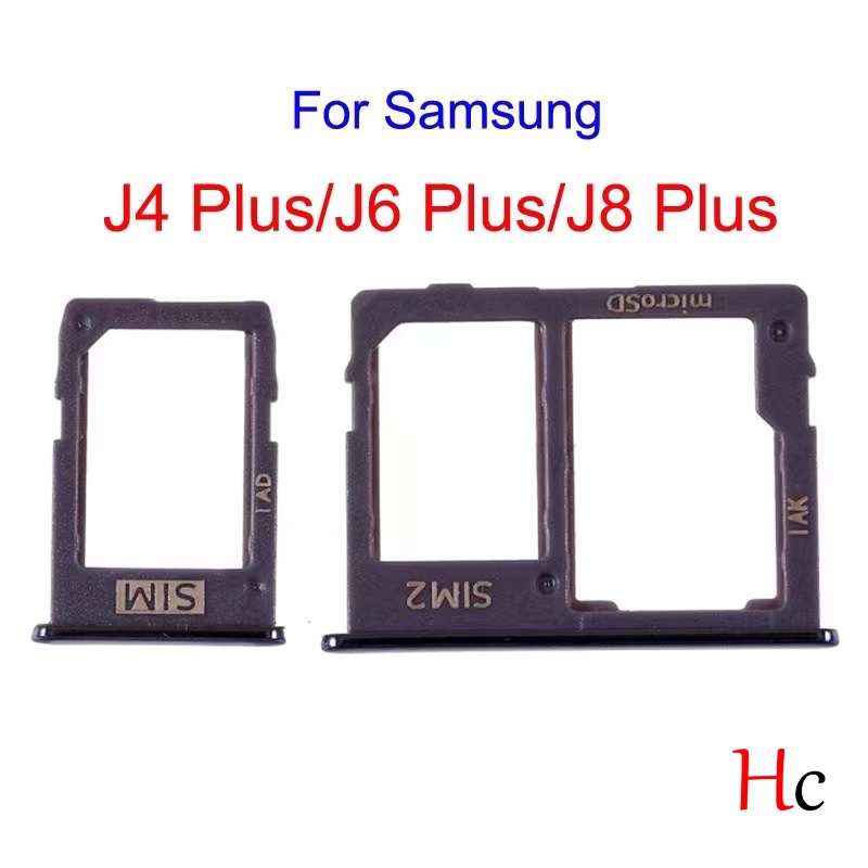Khay Đựng SIM + Thẻ SIM + Giá Đỡ Cho Samsung Galaxy J4 Plus J6 Plus J8 Plus J4 Core