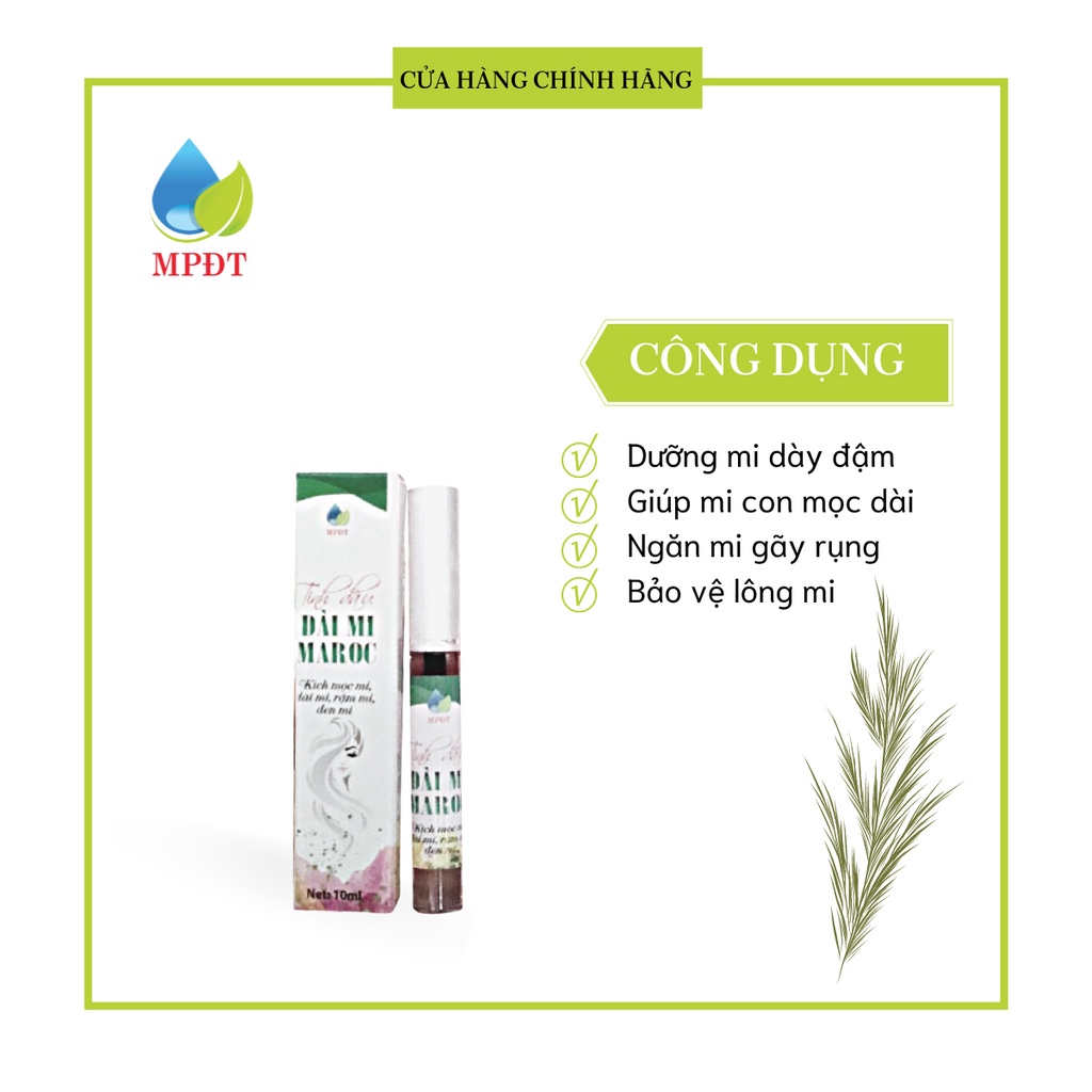 Serum dưỡng mi dài và dày, tinh dầu dưỡng mi maroc hàng chính hãng giúp rậm mi và lông mày