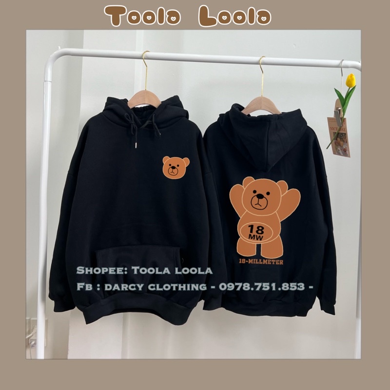 HOODIE 18 MILLIMETER ✨FREESHIP ✨ áo khoác nỉ bông dày dặn unisex nam nữ