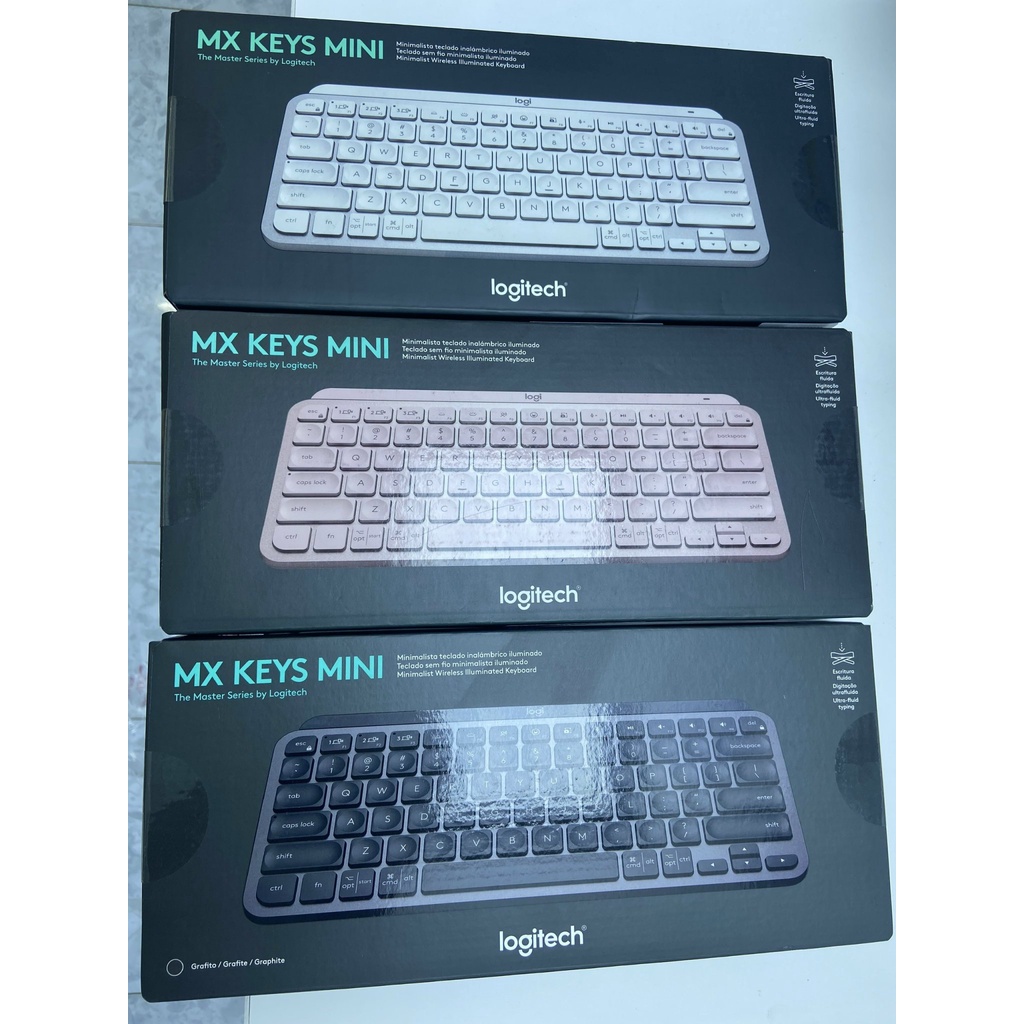 Bàn phím không dây Bluetooth Logitech MX Keys Mini - hàng chính hãng bảo hành 12 tháng