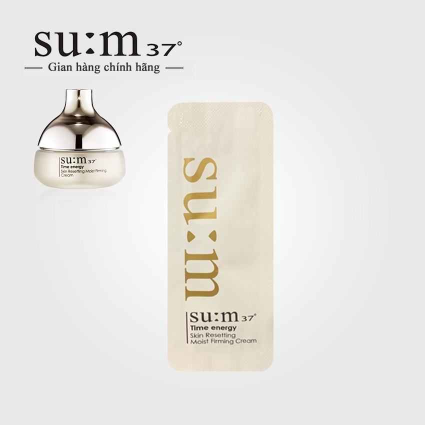 Kem Dưỡng Ẩm Su:m37 Time Energy Skin Resetting Moist Firming Cream 1ml - Kem dưỡng ẩm mịn Su:m37; Kem dưỡng ẩm Sum