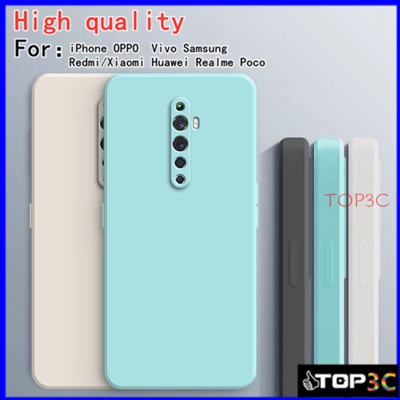 Ốp Điện Thoại Màu Trơn Cho Oppo Reno 2 / Reno 2F / 4 / 5 / A94 A93 YT