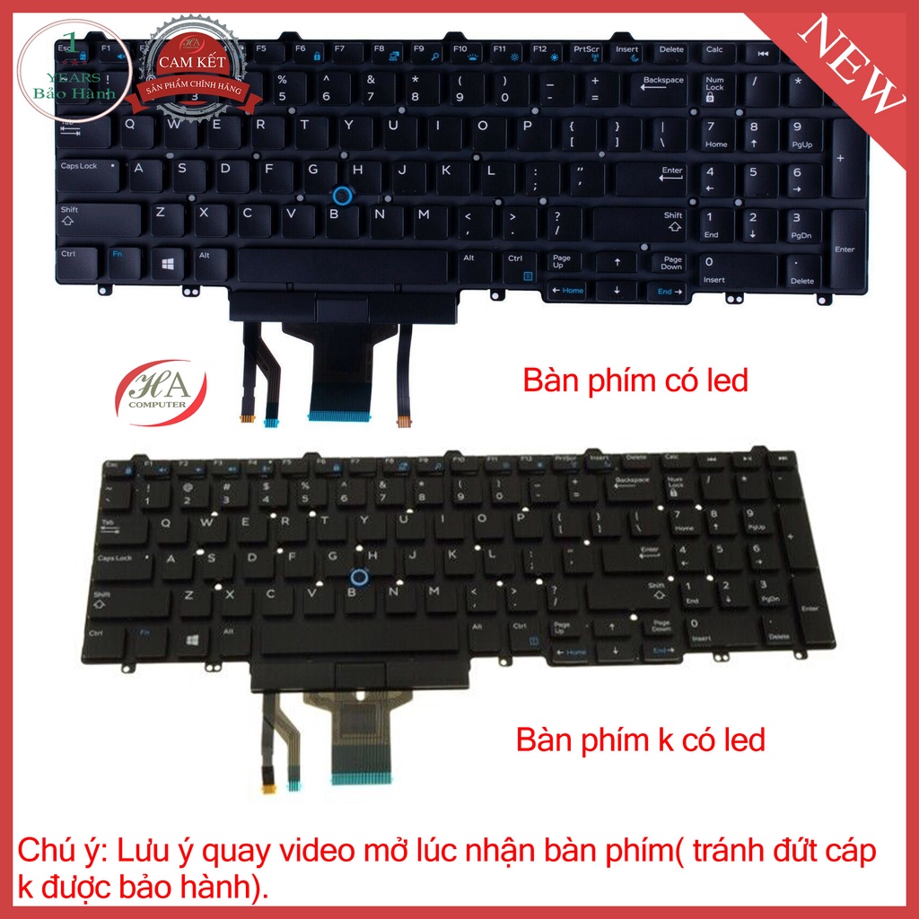 Bàn phím dell Latitude 5591