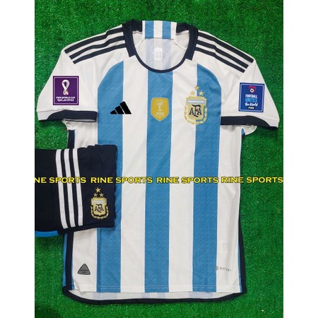 Bộ Áo bóng đá arg - Argentina 2022 sân nhà  trắng hàng Thailand chuẩn thi đấu 100%