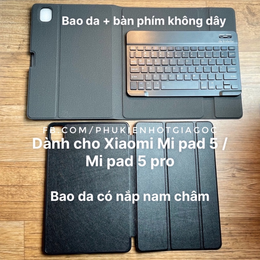 Bao da Xiaomi Mi pad 6 Pro / 6 / Mipad 5 Pro kèm bàn phím bluetooth không dây có đèn nền / Không đèn nền / chuột