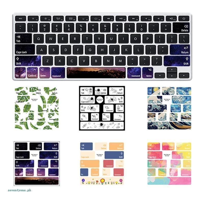 Miếng Dán Nút Bấm Bàn Phím Nhiều Màu Sắc Cho Laptop macair