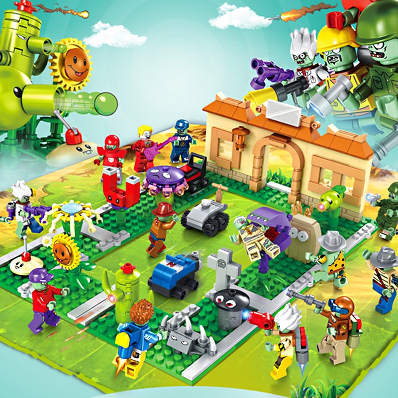 Bộ Đồ Chơi Lắp Ráp Lego 687 Mảnh Ghép Plants vs Zombie