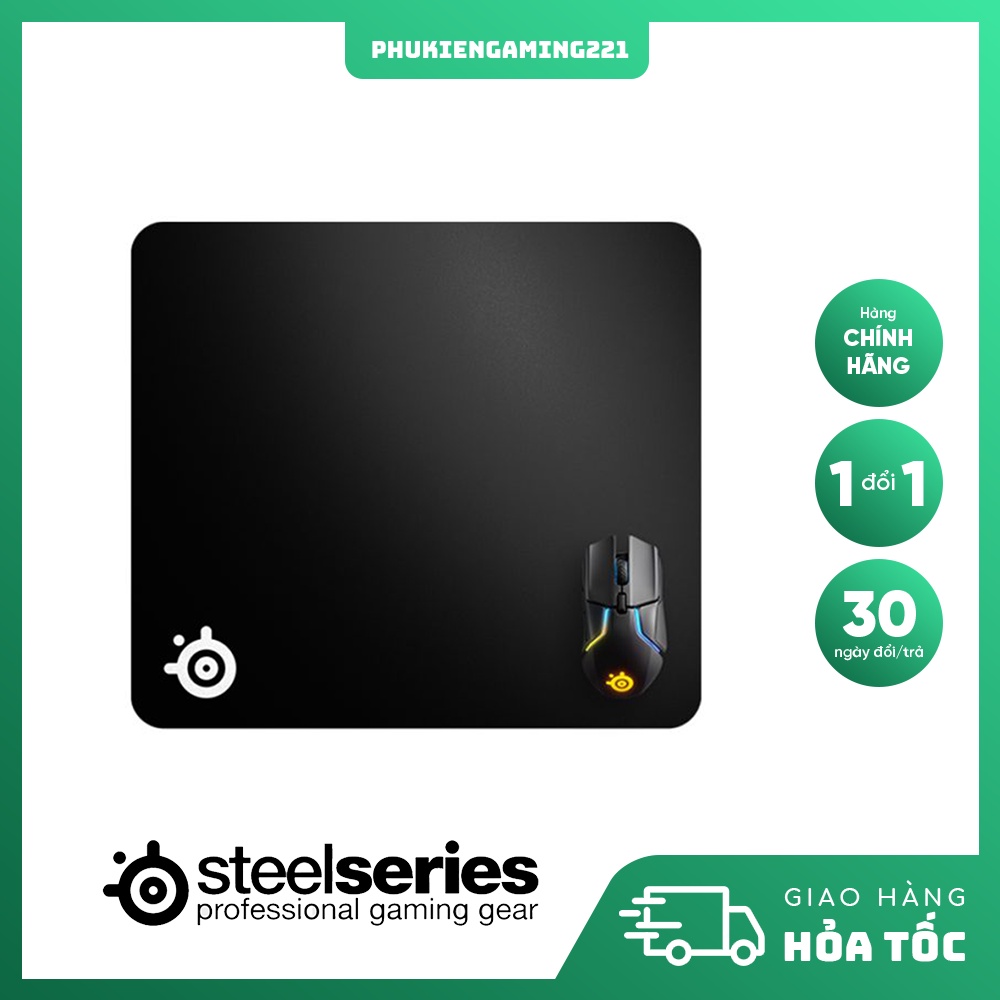 Lót Chuột Chuyên Game - SteelSeries QCK Heavy Large / Medium - Gaming Mousepad -  Hàng Chính Hãng