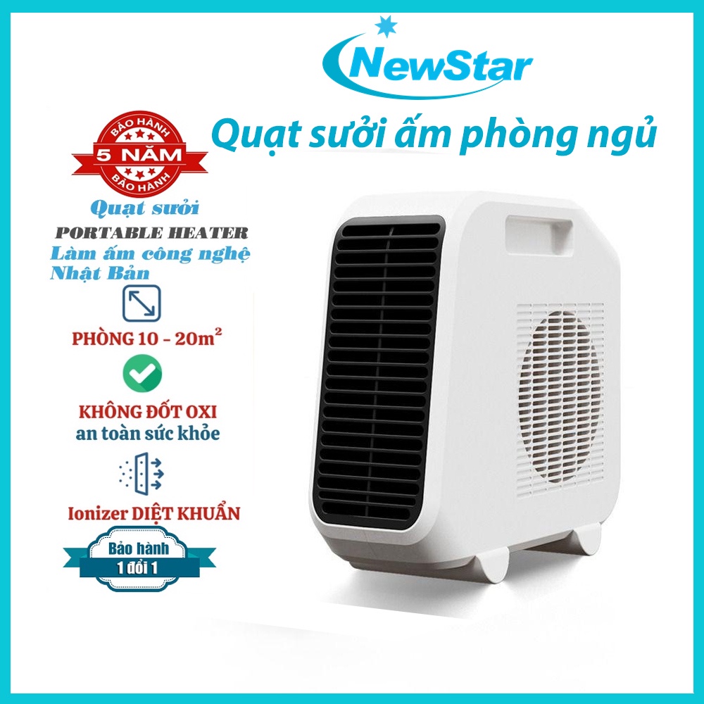 Máy sưởi ấm phòng cho bé, Đèn sưởi cho trẻ sơ sinh làm ấm nhanh, Không khô da, Quạt sưởi lọc không khí an toàn sức khỏe