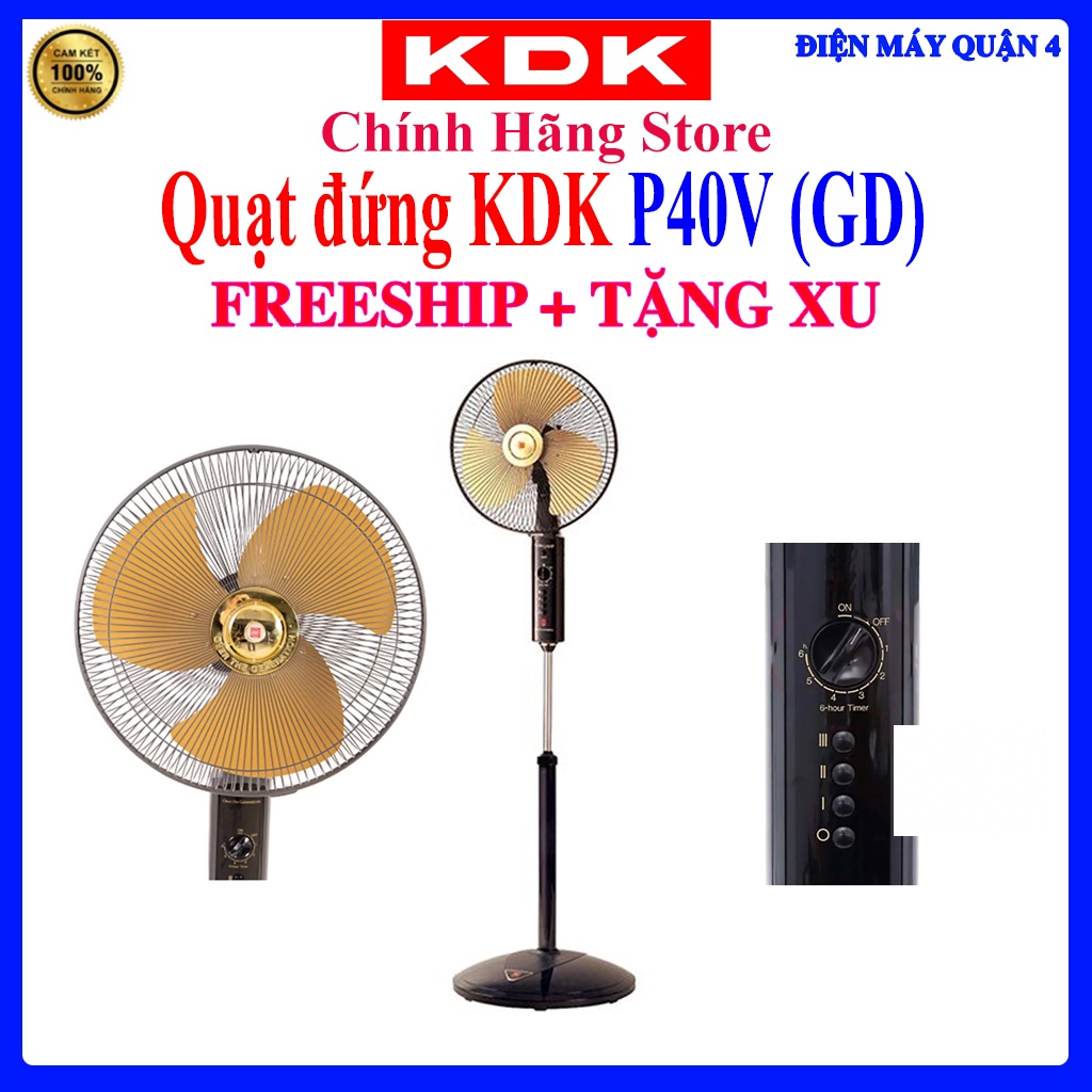 Quạt đứng KDK P40V - Hàng chính hãng
