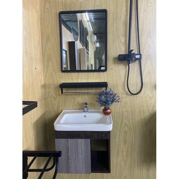 BỘ COMBO TỦ + LAVABO + KỆ + GƯƠNG