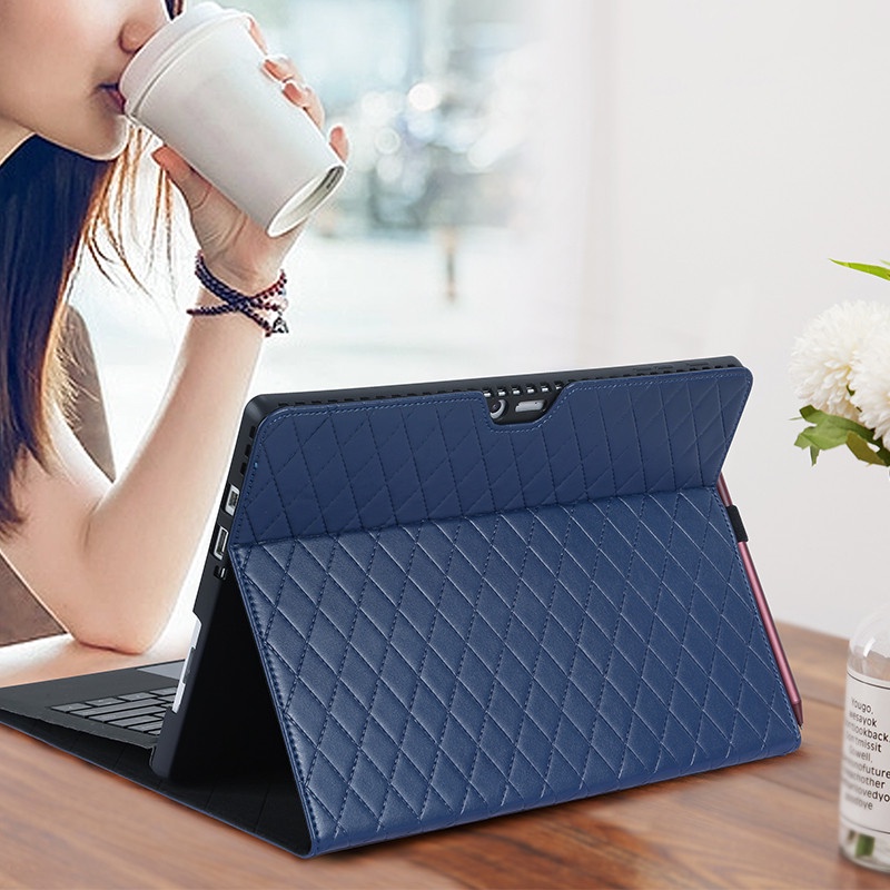 Bao Da Máy Tính Bảng PU Chống Sốc Có Bàn Phím Cho Surface Pro 7 Plus / Pro 6 / Pro 5 / Pro 4