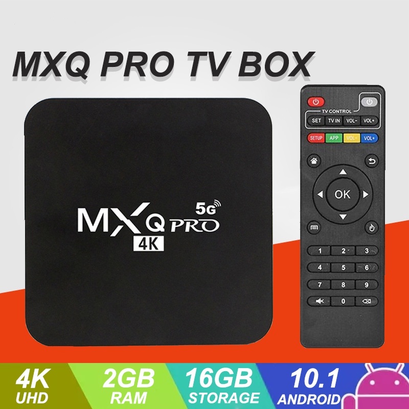 Đầu TV box MXQ Pro 4K 5g Android 10.0 UHD + I8 ChấT LượNg Cao