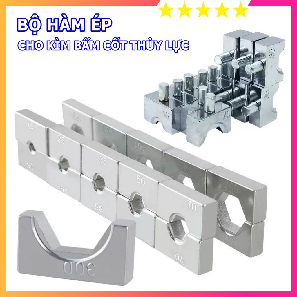 Bộ hàm ép cos cho kìm thủy lực YQK-70 YQK-240 YQK-300 - Khuôn lục giác đầu ép cos - Bộ khuôn bấm cos