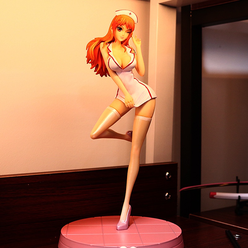 Mô Hình Nami Onepiece Mặc Đồ Y Tá - Cao 30cm Box Đẹp