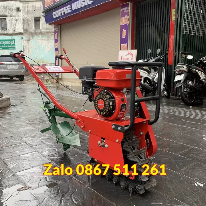 Máy đào rãnh mini chạy xăng Kawasaki TK70 tại Quảng Ninh