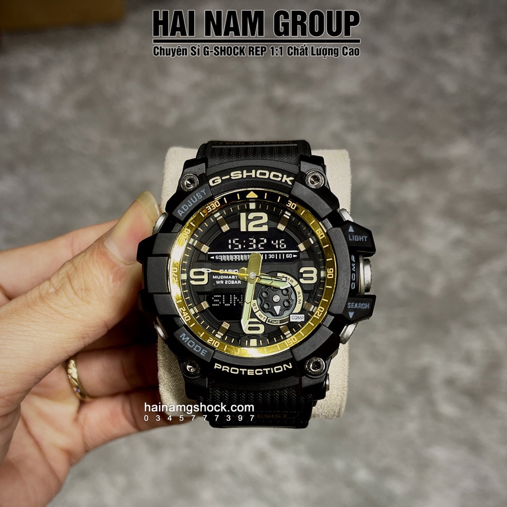 Đồng hồ nam G-SHOCK GG-1000GB-1A Black Camouflage Gold Border | GG 1000 Black Gold | GG 1000 Black