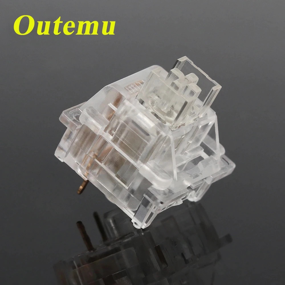 Combo 10 Switch Outemu Silent - Outemu Transparent Linear không gây tiếng ồn cho bàn phím cơ | 3pin