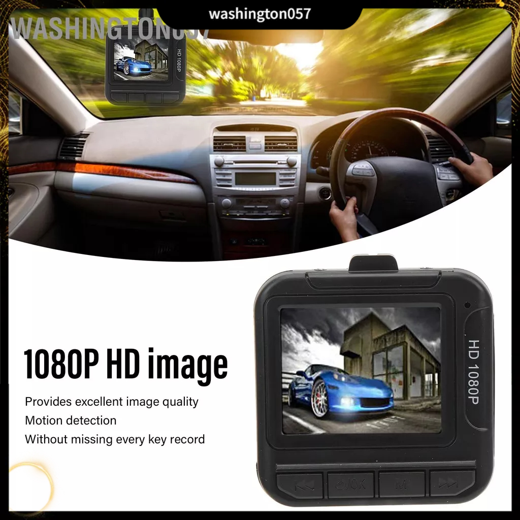 Có thể bán buôn Máy ghi âm lái xe 1080P HD 1.6in Màn hình hiển thị màu Vòng lặp Ghi Dash Cam cho ô tô Washington057 Hàng giao ngay