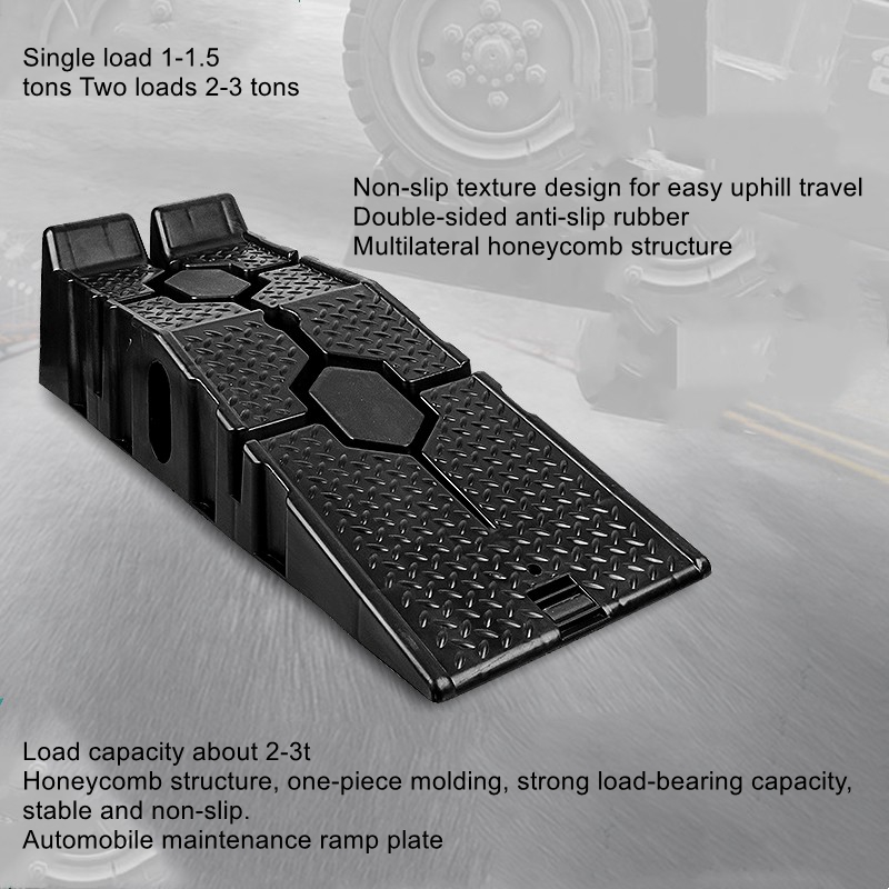 【Fast and Reliable Shipping】 Car maintenance bracket non-slip plastic car repair tools maintenance ramp ramp plate step change ramp
