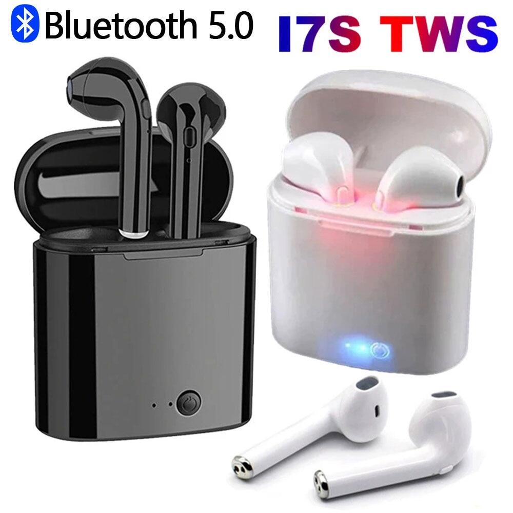 Tai Nghe Bluetooth I7s TWS Tai Nghe Không Dây Tai Nghe Nhét Tai Tai Nghe Bluetooth Rảnh Tay Kèm Hộp Sạc Cho Xiaomi Huawei Mobile