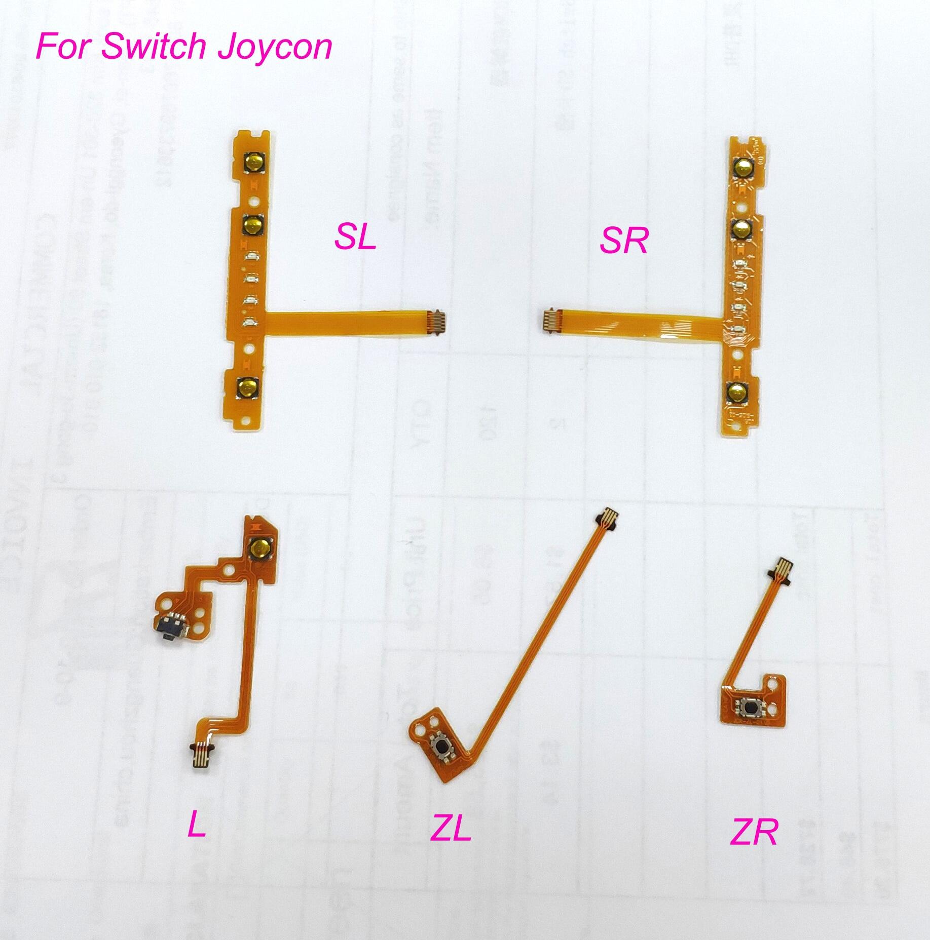 Rtgtg 5 Dây Cáp Mềm Thay Thế Nút Bấm ZL L ZR SL SR Cái/bộ Cho NS Nintendo Switch Bộ Phận Sửa Chữa Bộ Điều Khiển Joy-Con