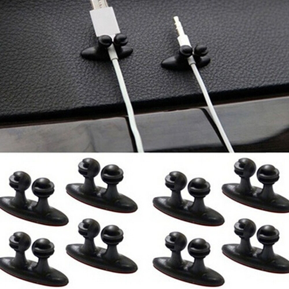 （A Boutique20） 8 Chiếc/Lô Dây Xe Kẹp USB Kẹp Cố Định Cho Citroen C1 C2 C3 C4 C5 C6 C8 C4l C-QUATRE C-elysee C3-xr Numero 9 Picasso Berlingo
