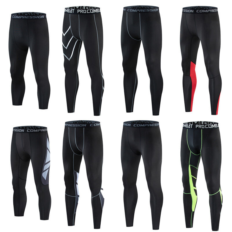 Quần Dài Chạy Bộ Cho Nam Quần Đạp Xe Tập Thể Dục Ngoài Trời Quần Legging Bó Sát Quần Áo Thể Thao Quần Áo Thể Thao
