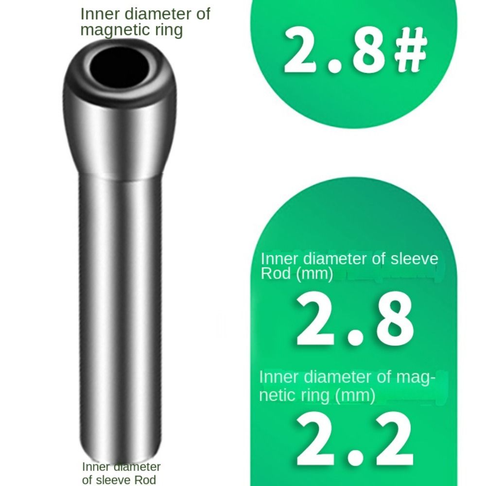 JUZHUFEI Thép không gỉ DẫN HướNg cần câu 2.8mm-4.6mm Vòng chữ O Phụ kiện Hộp dụng cụ Mới Câu Cá Vòng Gốm sứ Trung Quốc Câu Cá