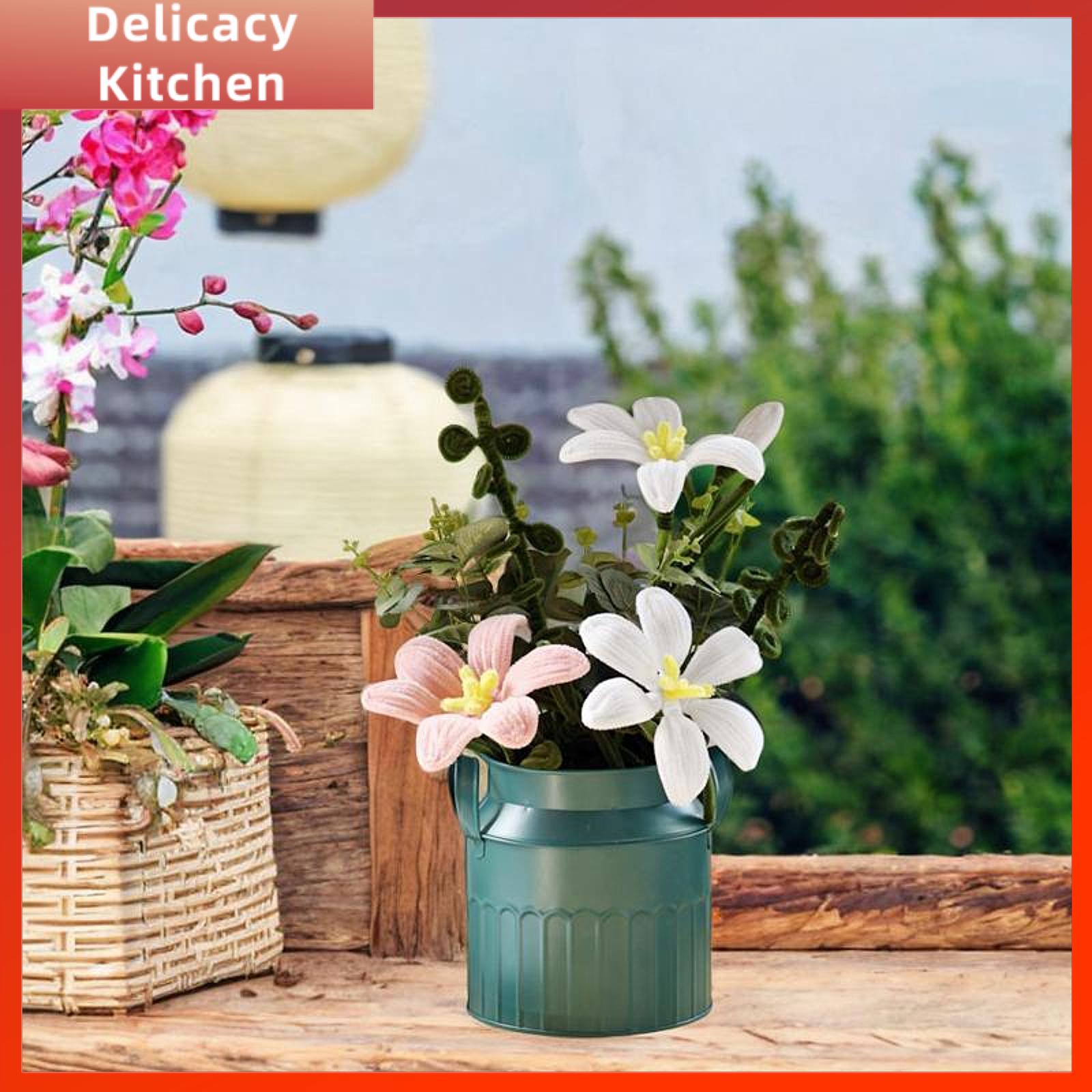 Tinh tế nhà bếp hoa trang trí bình sắt bình gia đình tiện lợi Bảng trang trí centerpieces chậu trồng cây cho farmhouse Patio khách sạn ban công văn phòng