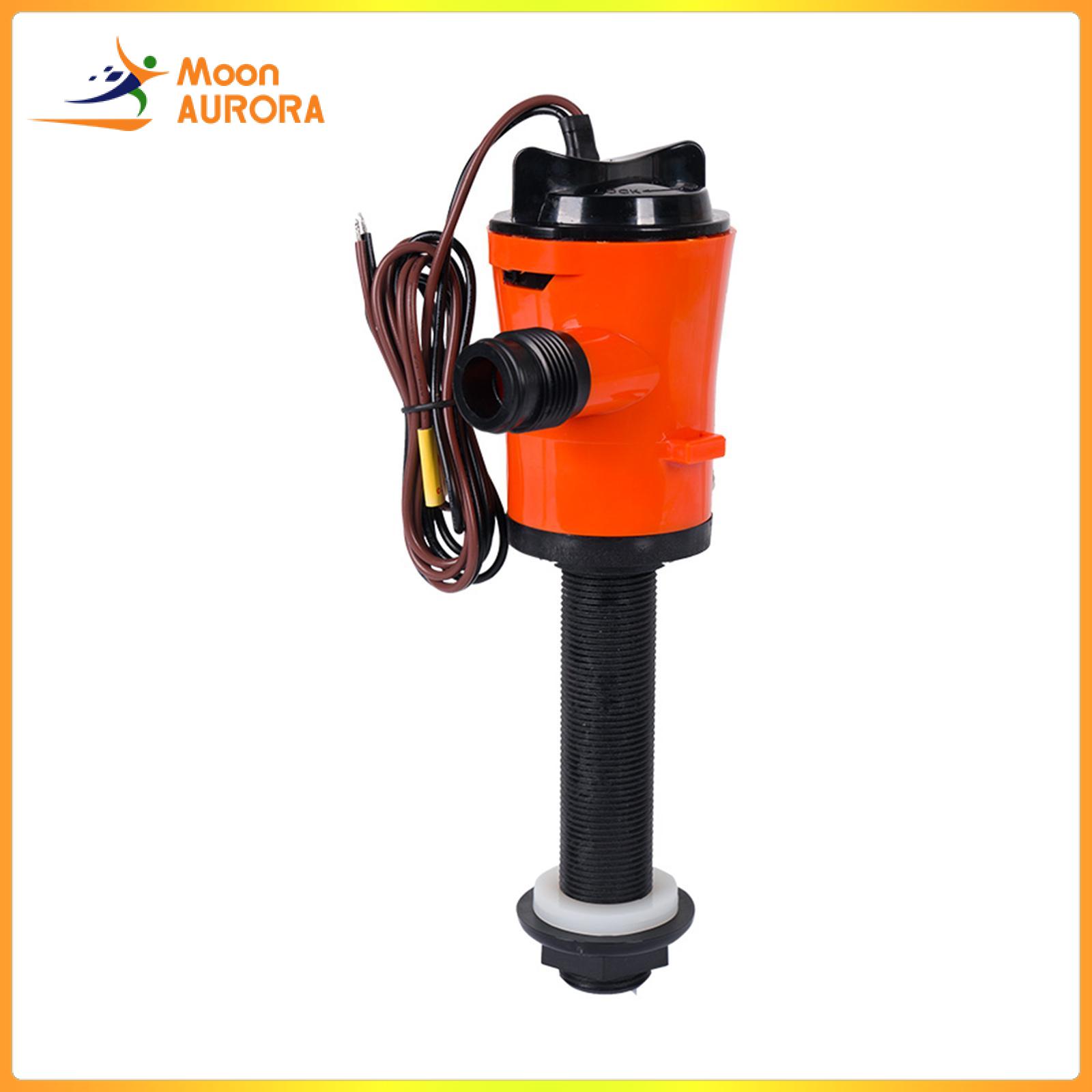 Moon Aurora livewell bơm thay thế thuyền công cụ phụ kiện bền phụ tùng 24V 800gph
