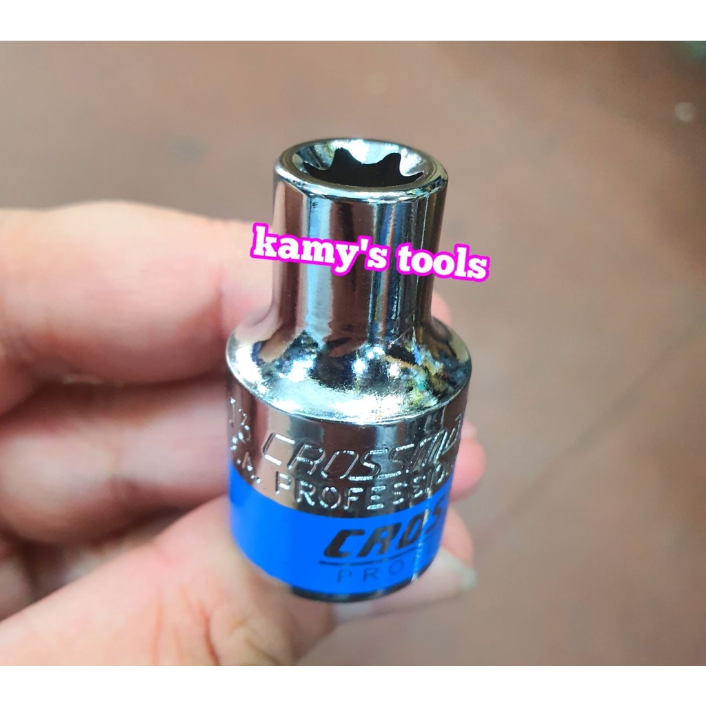 Đầu tuýp đầu khẩu E 1/2 inch Crossman E10 E11 E12 E14 E16 E18 E20 E22 E24
