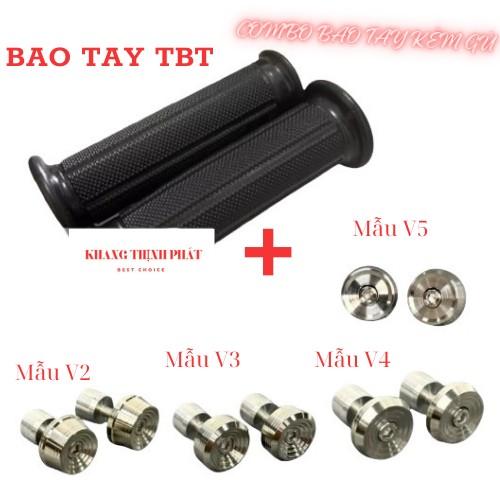 Bao Tay TBT Kèm Gù , Tay Nắm TBT + Gù Salaya Gắn Cho Các Dòng Xe Máy ( Giá 1 Đôi), Có kèm cục nhôm đóng gù CNC