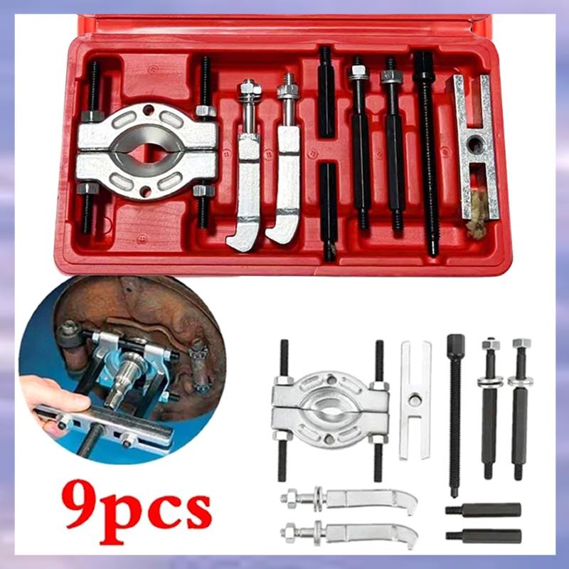(JMTI) 1Set 9Pcs Bearing Removal Tool Puller Bearing Puller Extractor Bearing Disassembly Assembly Tool