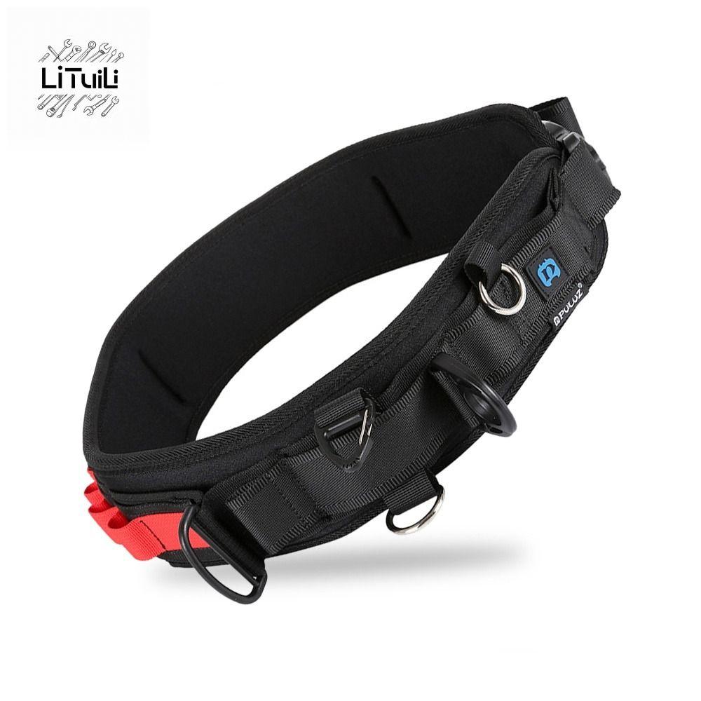 LITUILI Có thể điều chỉnh Thắt lưng máy ảnh Đa năng Móc kẹp Dây đeo thắt lưng SLR/DSLR Di động Nylon Túi đựng ống kính máy ảnh Hoạt động ngoài trời