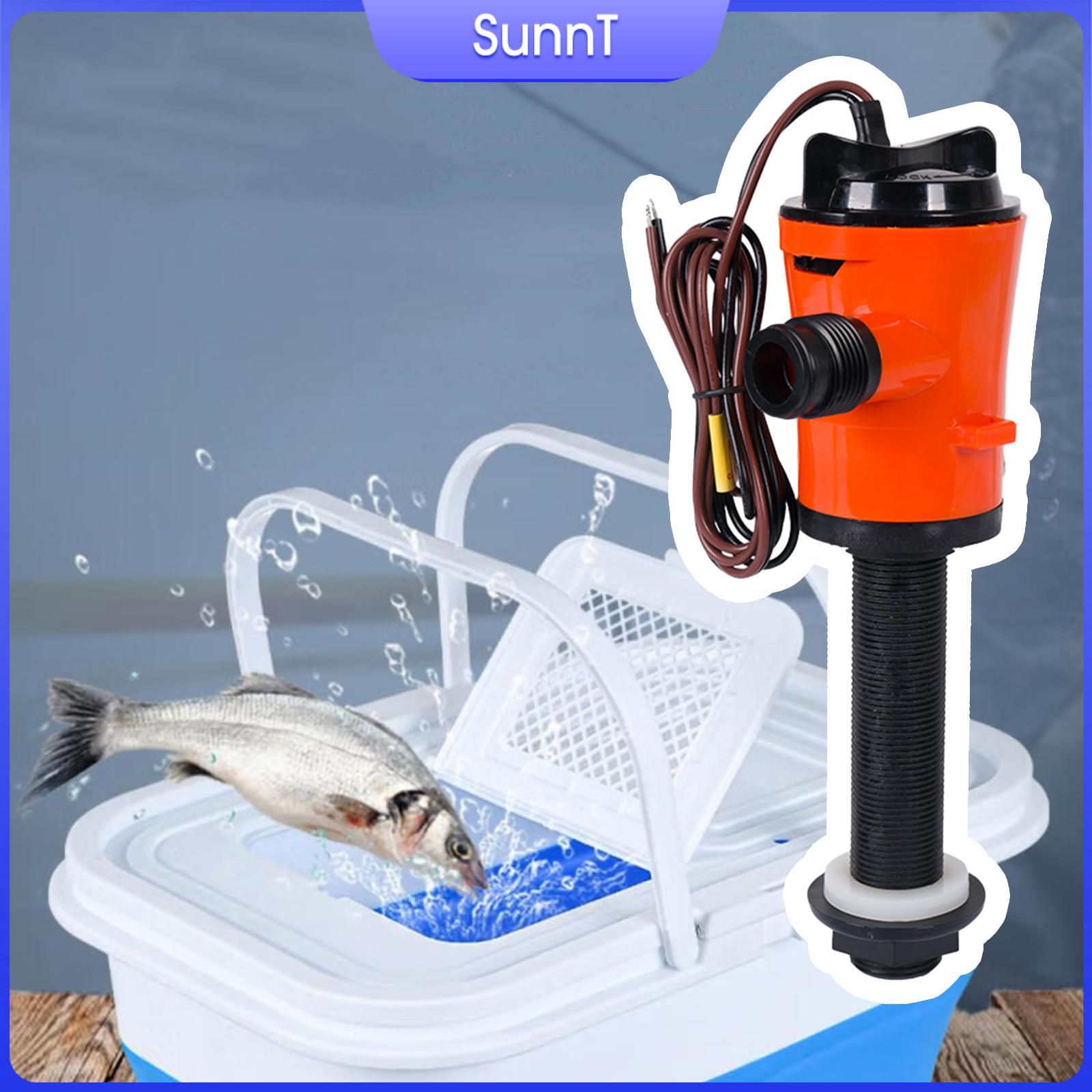 Sunnt livewell bơm dễ dàng cài đặt phụ kiện trực tiếp thay thế thuyền Aerator bơm