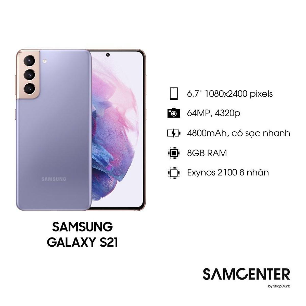 Điện Thoại Samsung Galaxy S21 FE 5G RAM 6GB/128GB - Hàng chính hãng chưa active