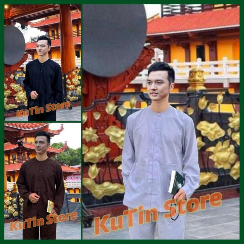 Bộ đi chùa cho nam mẫu bà ba kate